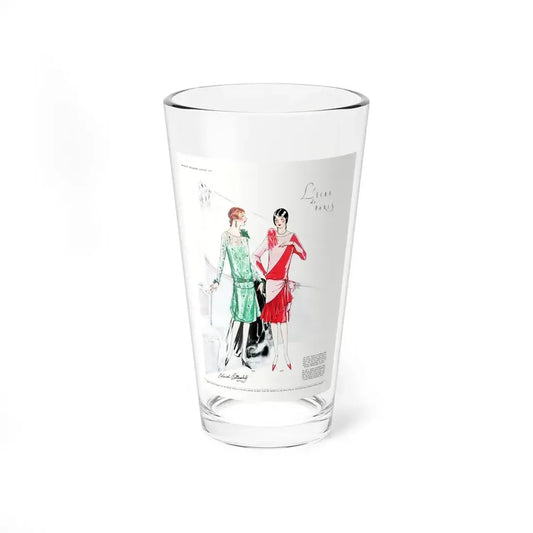 L'echo de Paris, McCall's magazine, August 1927 - Pint Glass 16oz 16oz - Go Mug Yourself