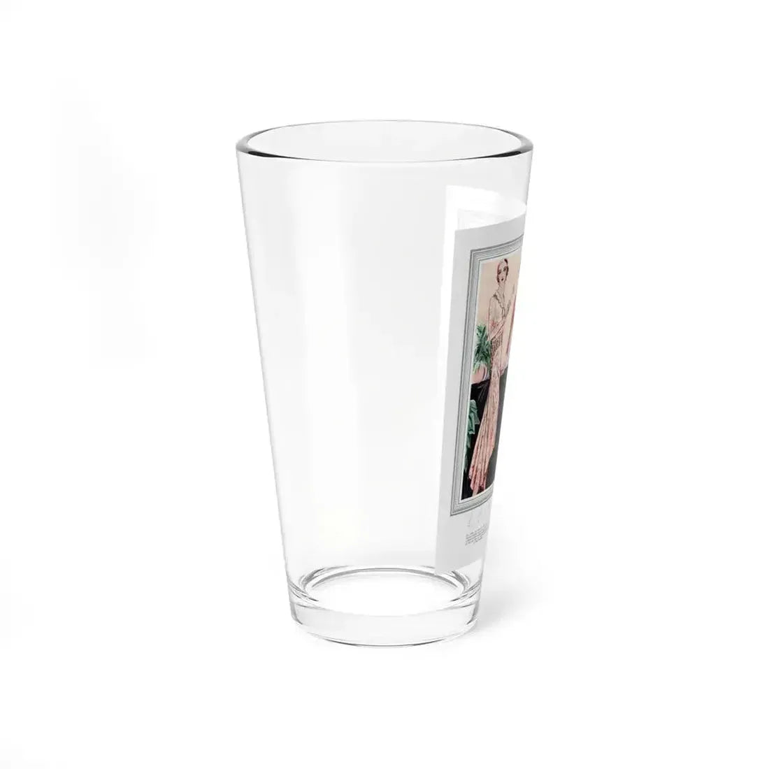 L'echo de Paris, McCall's magazine, February 1930 - Pint Glass 16oz - Go Mug Yourself
