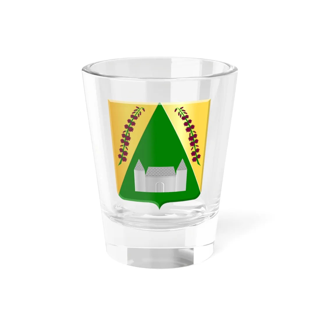 La Bruyère wapen (Belgium) (Coat of Arms) Shot Glass 1.5oz 1.5oz - Go Mug Yourself