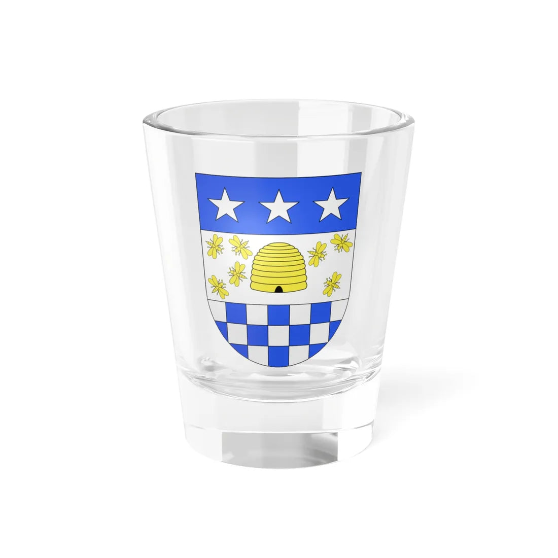 La Chaux-de-Fonds-coat of arms (Switzerland) (Coat of Arms) Shot Glass 1.5oz 1.5oz - Go Mug Yourself