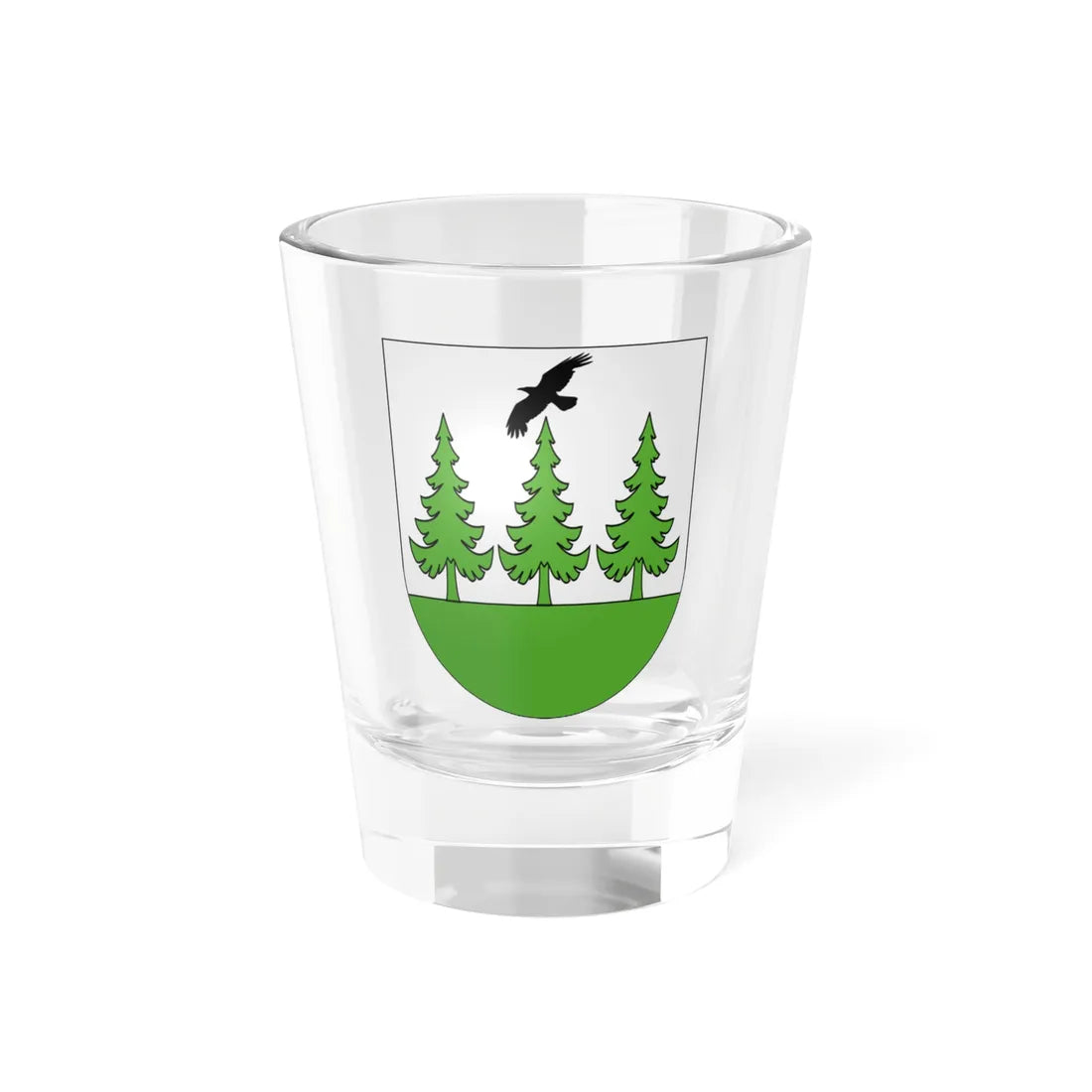 La Chaux-du-Milieu-coat of arms (Switzerland) (Coat of Arms) Shot Glass 1.5oz 1.5oz - Go Mug Yourself