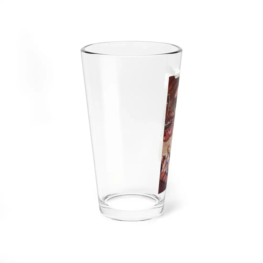 La-dies 'n' gentleman now comes the death-defying jump, McCall's magazine, December 1931 - Pint Glass 16oz - Go Mug Yourself