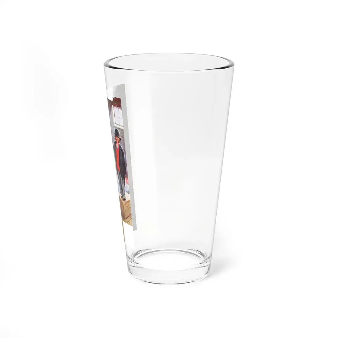 La-dies 'n' gentleman now comes the death-defying jump, McCall's magazine, December 1931 - Pint Glass 16oz - Go Mug Yourself
