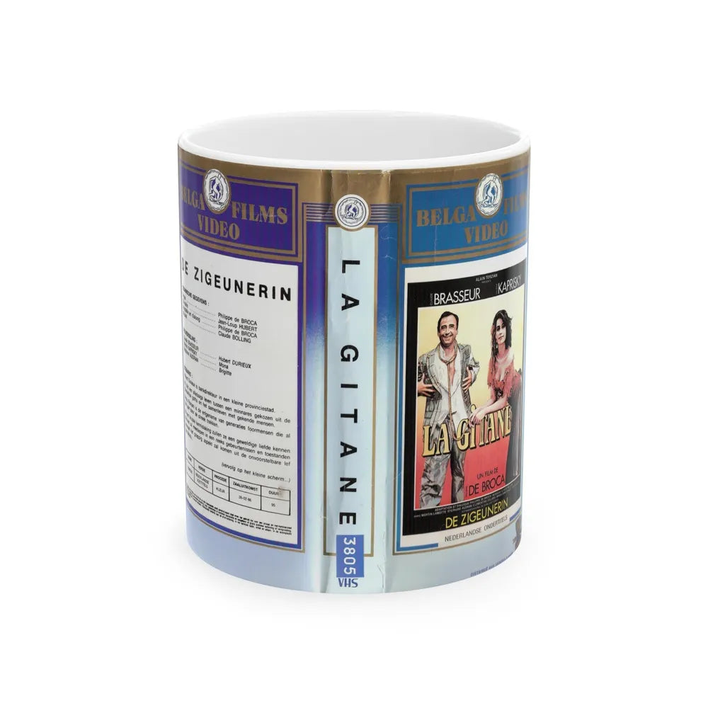 LA GITANE (VHS COVER) - White Coffee Mug-11oz-Go Mug Yourself