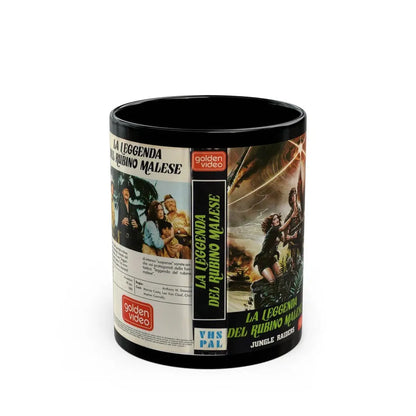 LA LEGGENDA DEL RUBINO MALESE (VHS COVER) - Black Coffee Mug 11oz - Go Mug Yourself