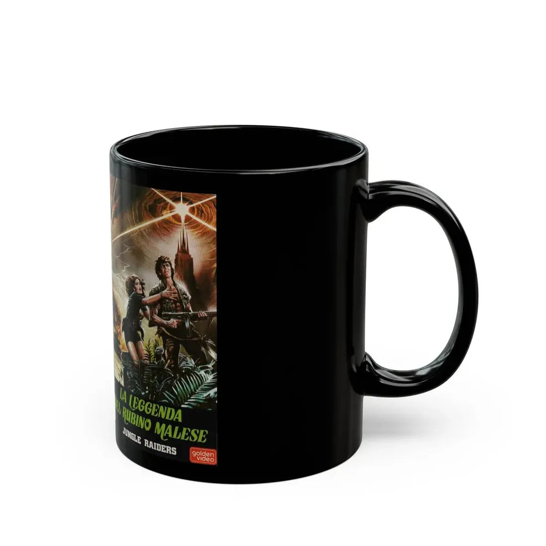 LA LEGGENDA DEL RUBINO MALESE (VHS COVER) - Black Coffee Mug - Go Mug Yourself