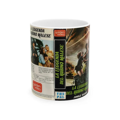 LA LEGGENDA DEL RUBINO MALESE (VHS COVER) - White Coffee Mug 11oz - Go Mug Yourself