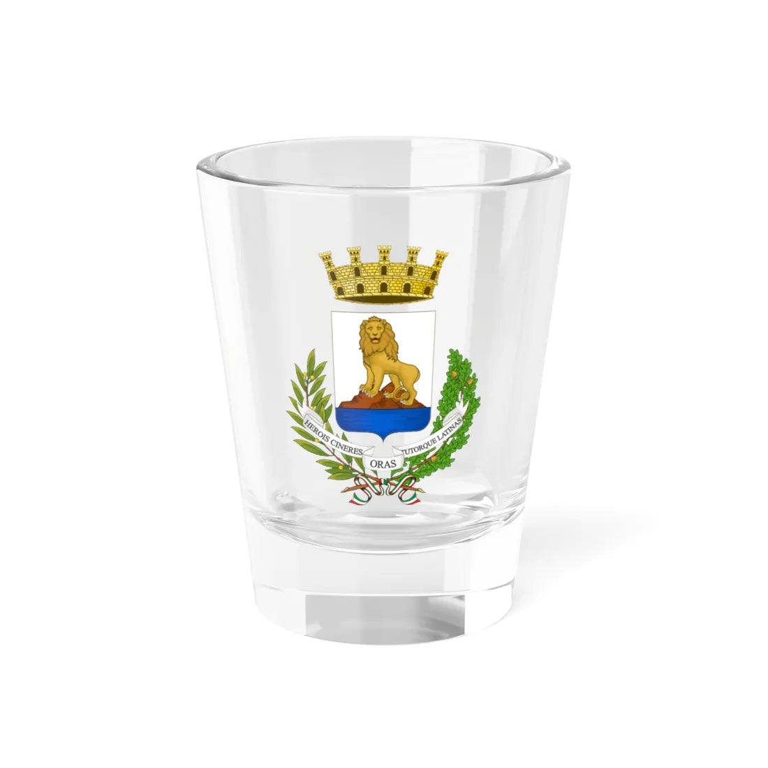 La Maddalena-Stemma (Italy) (Coat of Arms) Shot Glass 1.5oz 1.5oz - Go Mug Yourself
