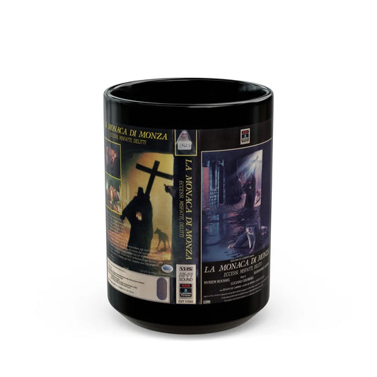 LA MONACA DI MONZA (VHS COVER) - Black Coffee Mug-15oz-Go Mug Yourself