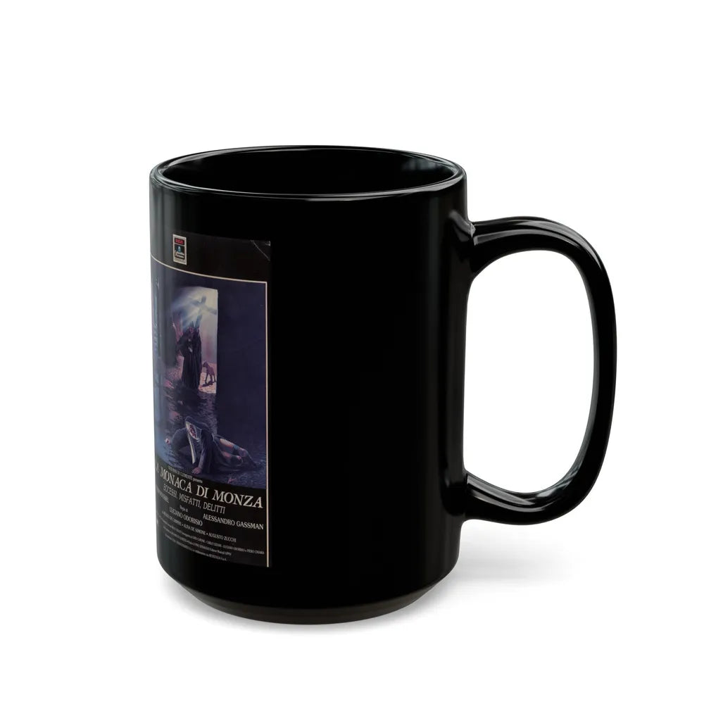 LA MONACA DI MONZA (VHS COVER) - Black Coffee Mug-Go Mug Yourself