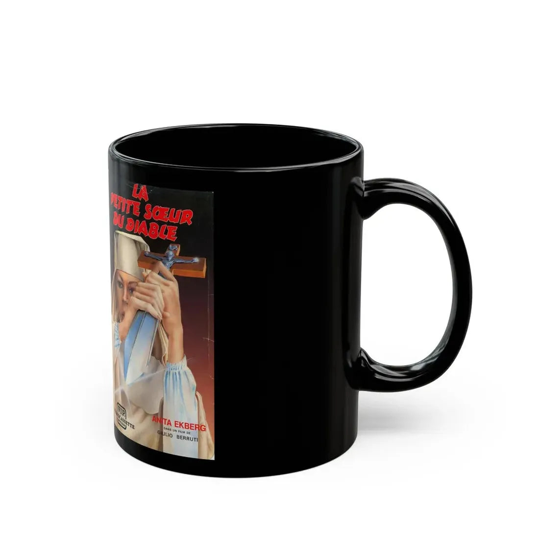 LA PETITE SCEUR DU DIABLE (VHS COVER) - Black Coffee Mug - Go Mug Yourself