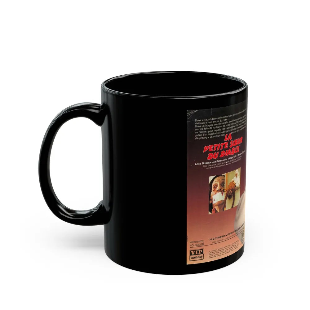 LA PETITE SCEUR DU DIABLE (VHS COVER) - Black Coffee Mug-Go Mug Yourself