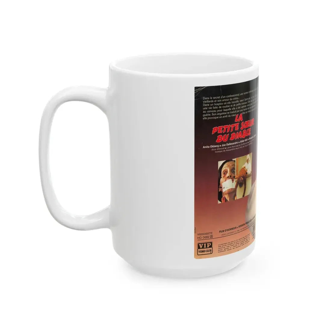LA PETITE SCEUR DU DIABLE (VHS COVER) - White Coffee Mug - Go Mug Yourself