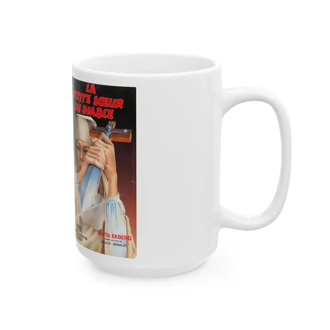 LA PETITE SCEUR DU DIABLE (VHS COVER) - White Coffee Mug - Go Mug Yourself
