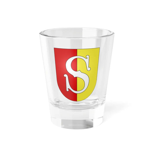 La Sarraz-coat of arms (Switzerland) (Coat of Arms) Shot Glass 1.5oz 1.5oz - Go Mug Yourself