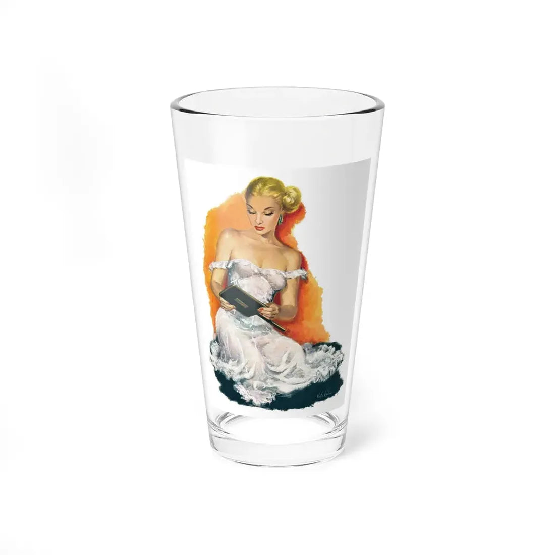 La Tigresse by Bel Kaufman, Esquire magazine, 1948 - Pint Glass 16oz 16oz - Go Mug Yourself