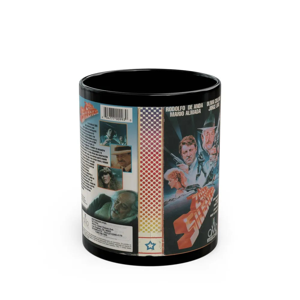 LA ZONA DEL SILENCIO (VHS COVER) - Black Coffee Mug-11oz-Go Mug Yourself