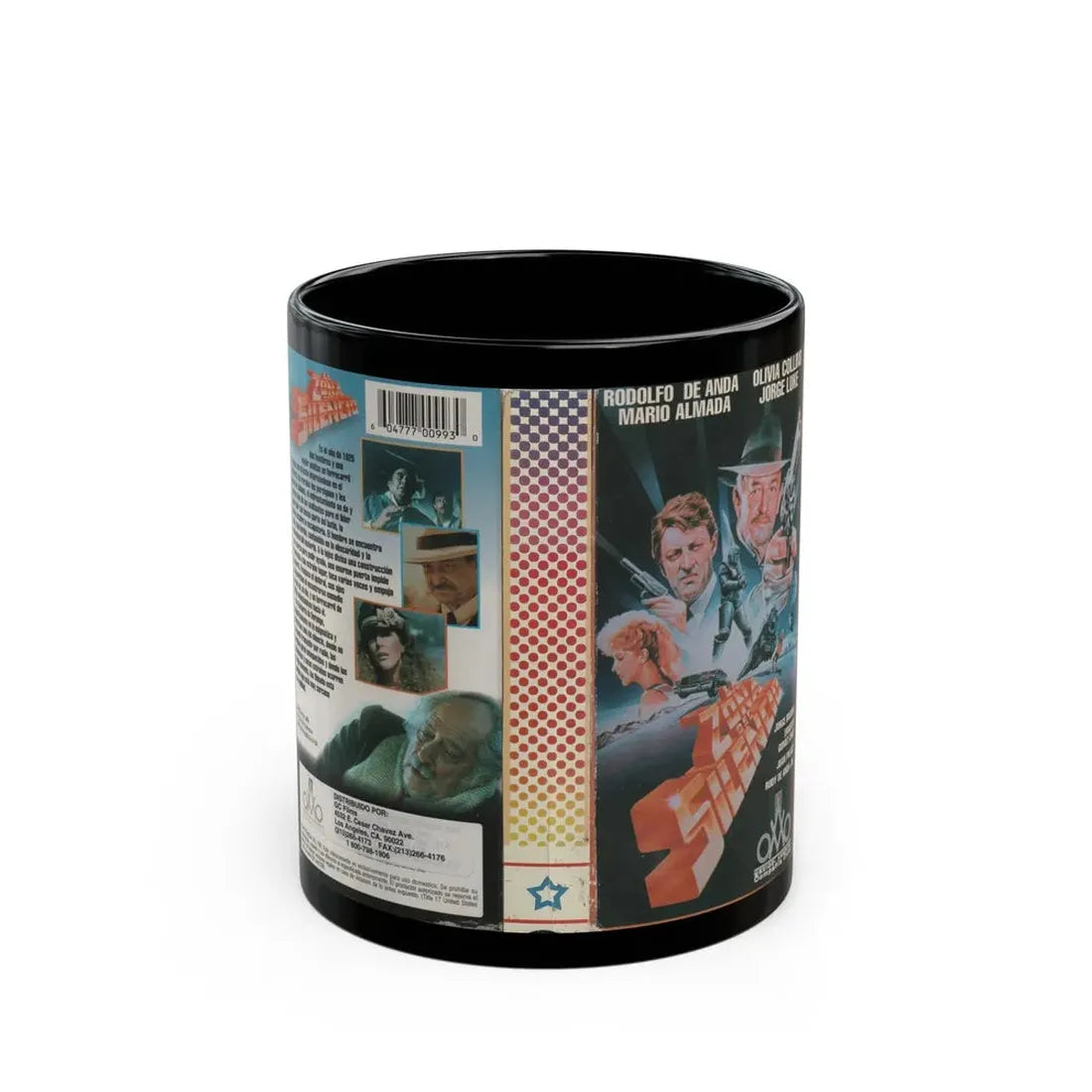 LA ZONA DEL SILENCIO (VHS COVER) - Black Coffee Mug 11oz - Go Mug Yourself