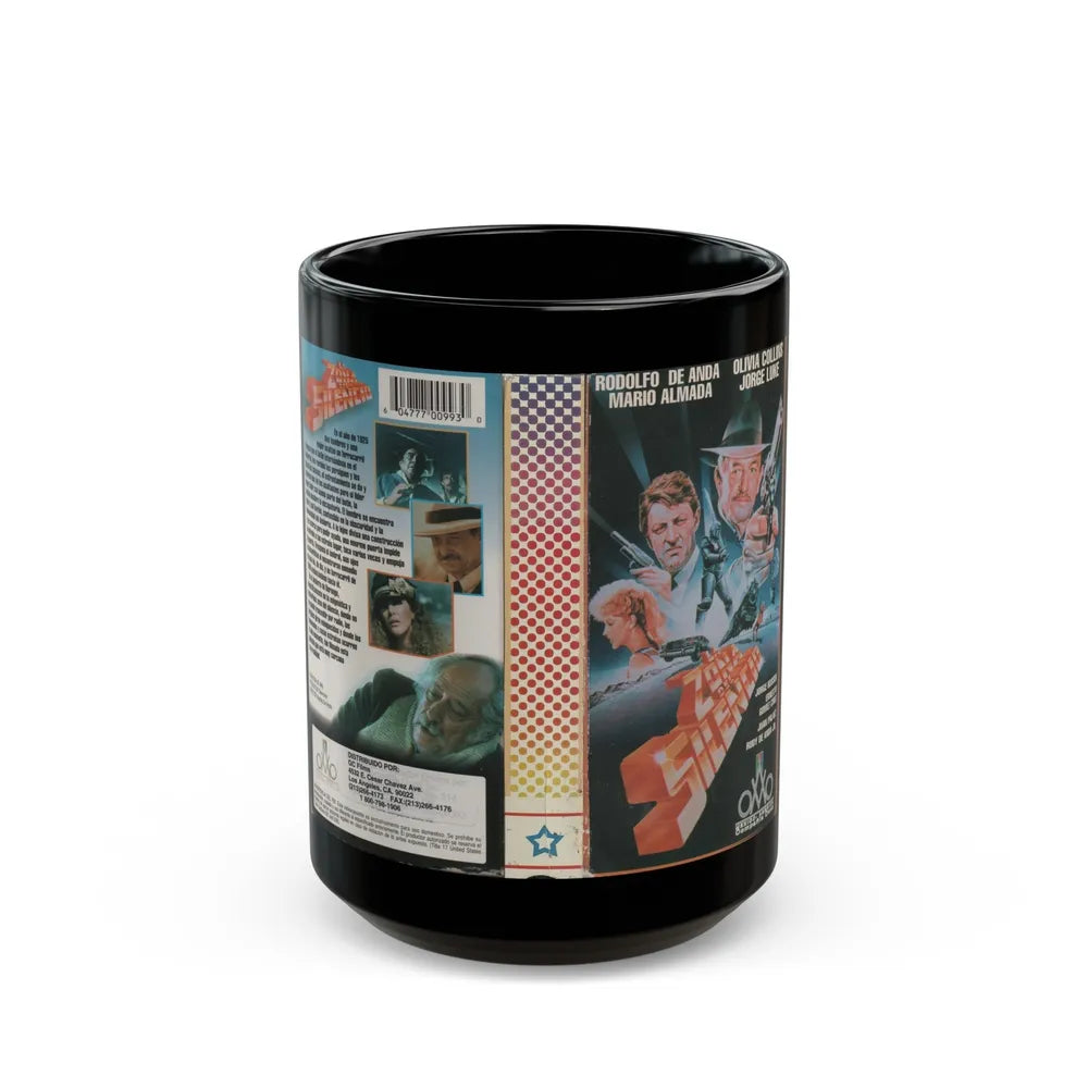 LA ZONA DEL SILENCIO (VHS COVER) - Black Coffee Mug-15oz-Go Mug Yourself