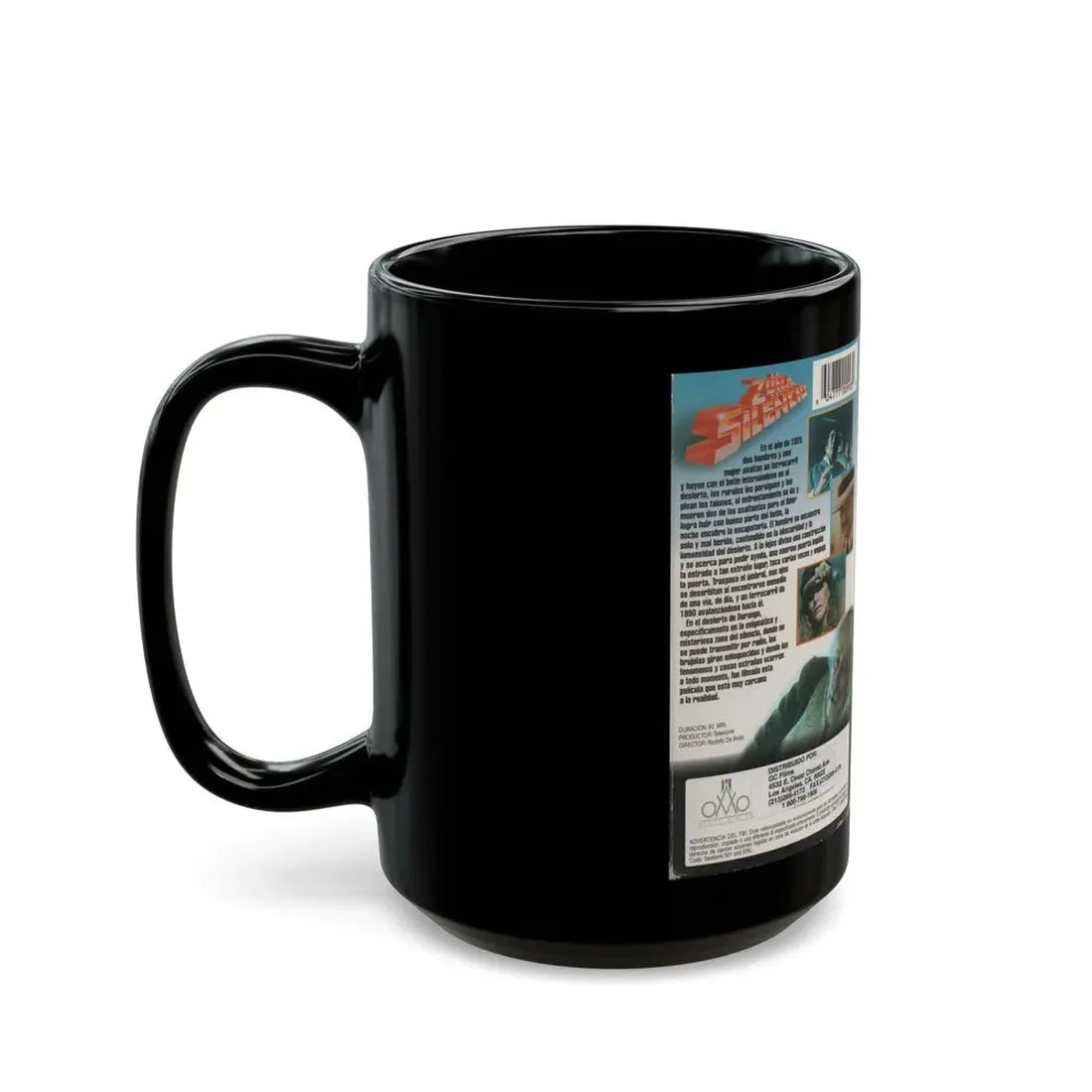LA ZONA DEL SILENCIO (VHS COVER) - Black Coffee Mug - Go Mug Yourself