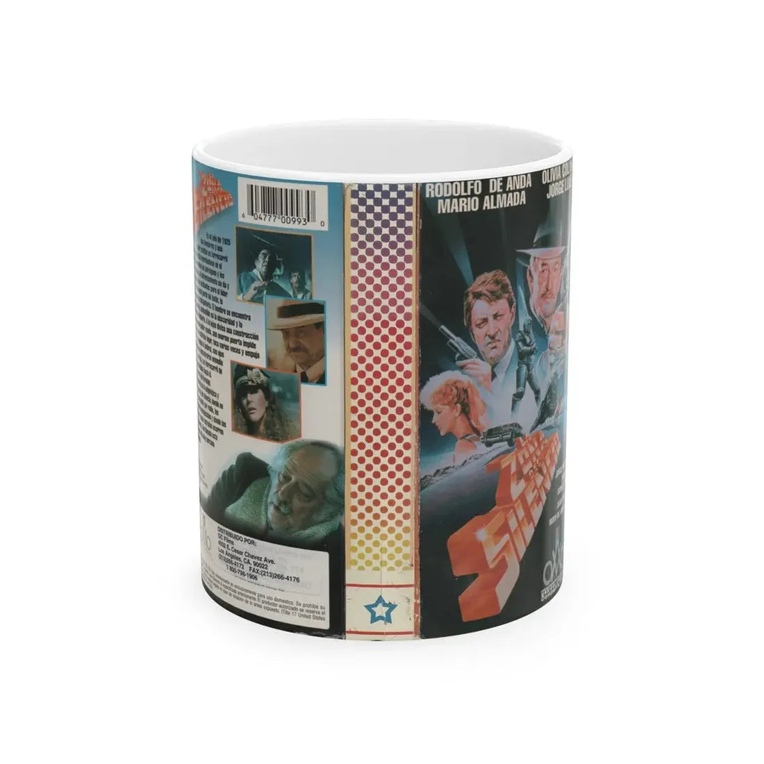 LA ZONA DEL SILENCIO (VHS COVER) - White Coffee Mug 11oz - Go Mug Yourself
