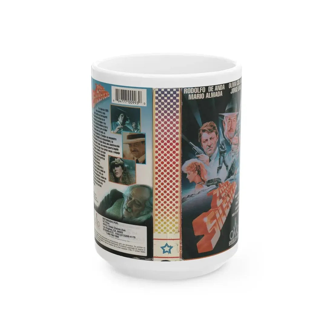 LA ZONA DEL SILENCIO (VHS COVER) - White Coffee Mug 15oz - Go Mug Yourself