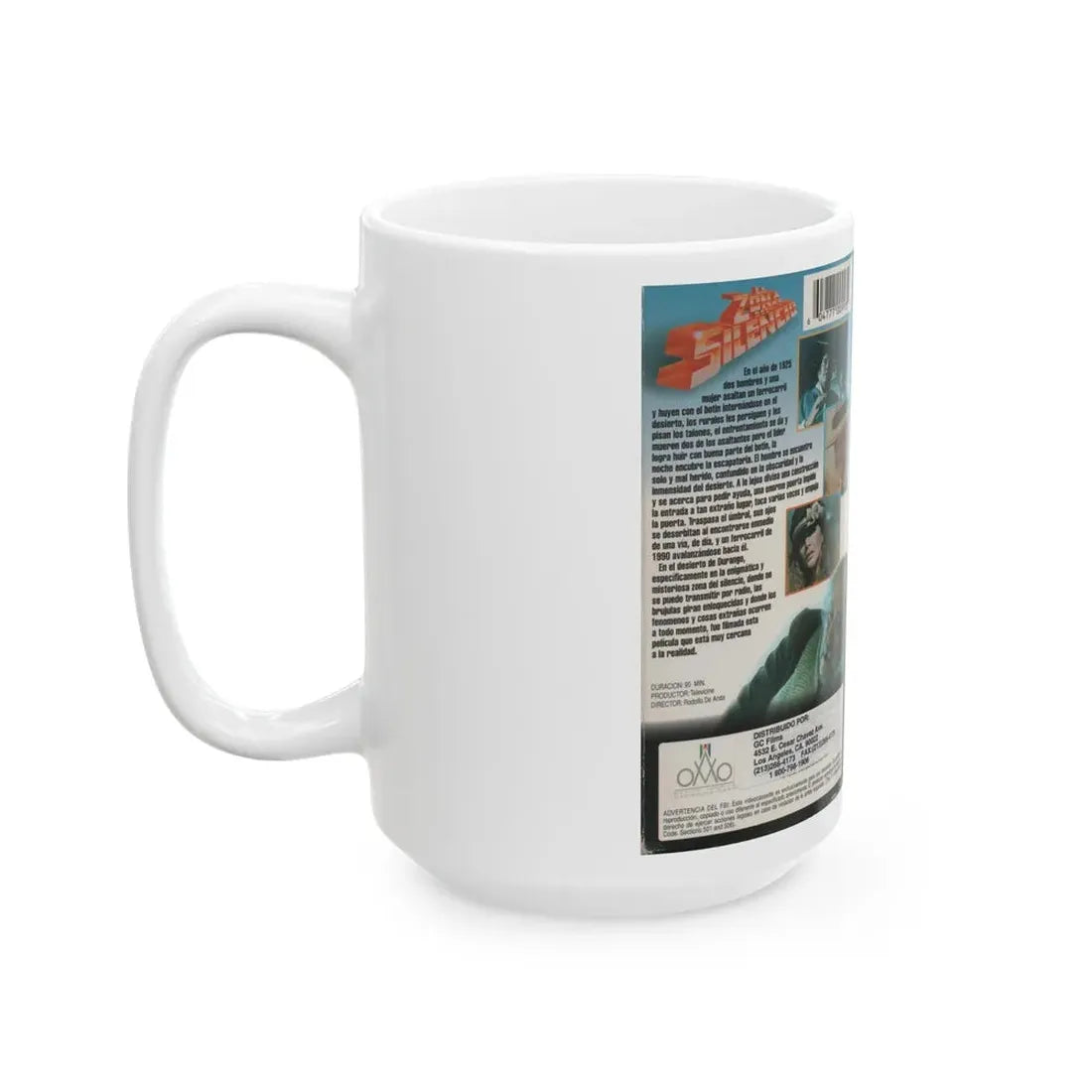 LA ZONA DEL SILENCIO (VHS COVER) - White Coffee Mug - Go Mug Yourself