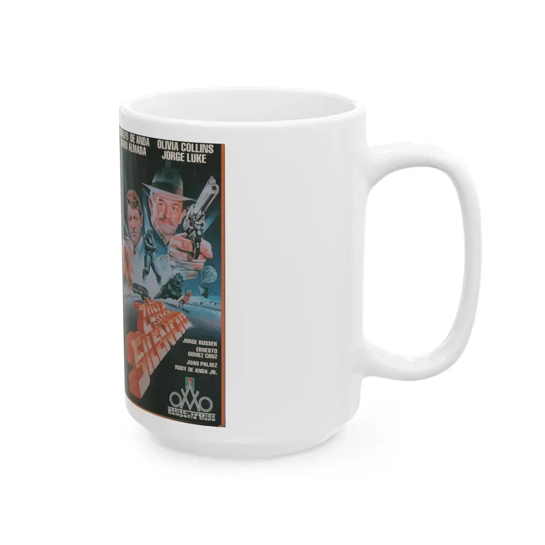 LA ZONA DEL SILENCIO (VHS COVER) - White Coffee Mug - Go Mug Yourself