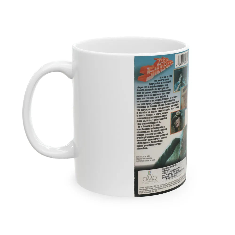 LA ZONA DEL SILENCIO (VHS COVER) - White Coffee Mug-Go Mug Yourself