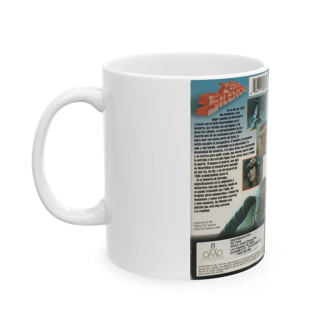 LA ZONA DEL SILENCIO (VHS COVER) - White Coffee Mug - Go Mug Yourself