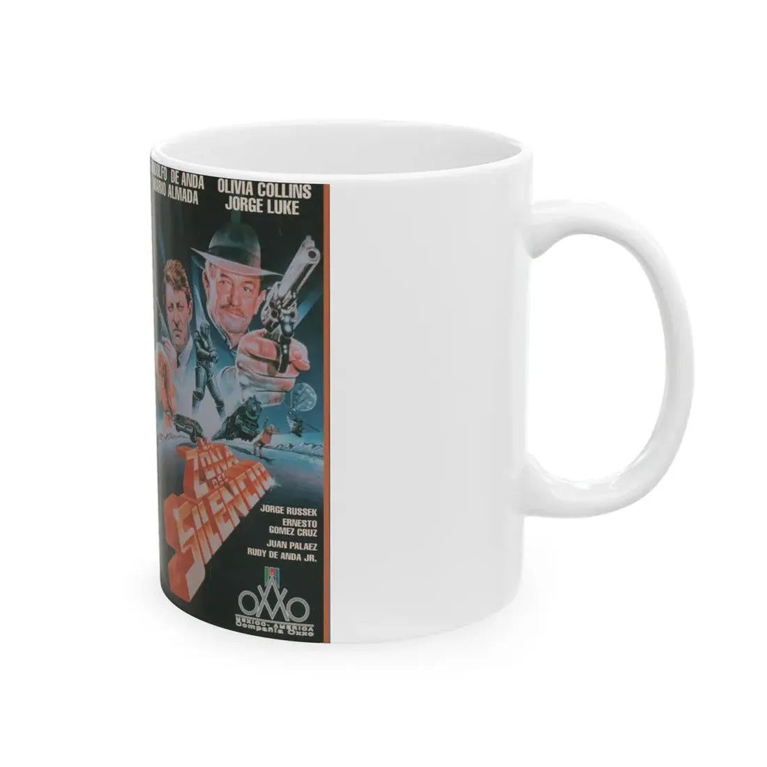 LA ZONA DEL SILENCIO (VHS COVER) - White Coffee Mug - Go Mug Yourself