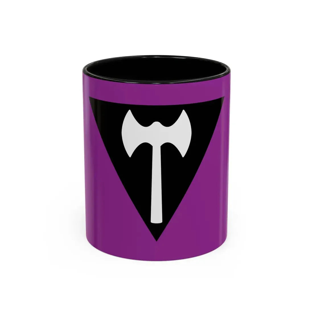 Labrys Lesbian Pride Flag - Accent Coffee Mug 11oz Black - Go Mug Yourself