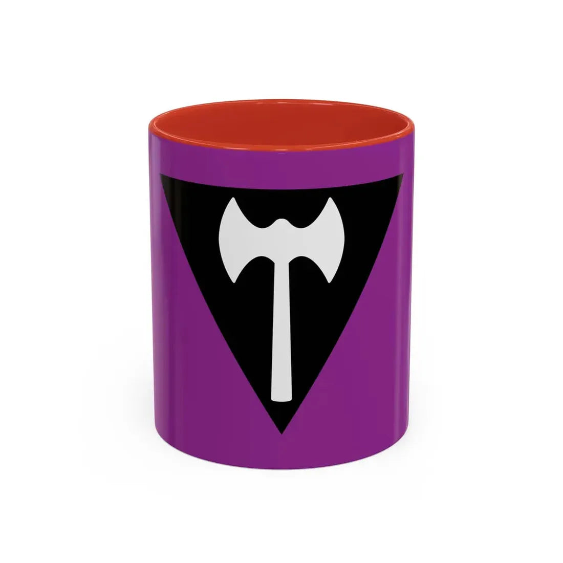 Labrys Lesbian Pride Flag - Accent Coffee Mug 11oz Red - Go Mug Yourself