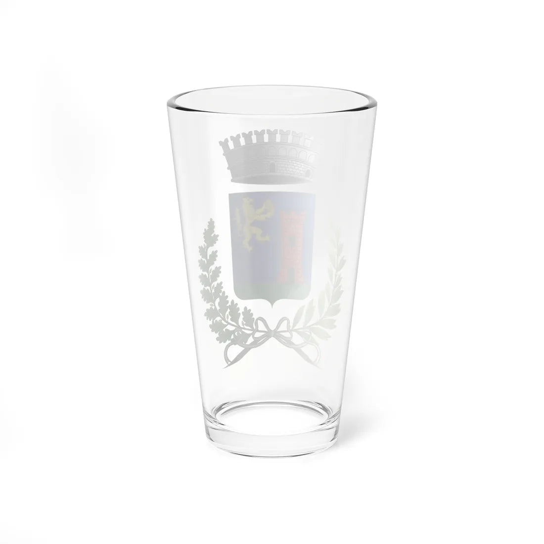 Laconi-Stemma (Italy) (Coat of Arms) Pint Glass 16oz - Go Mug Yourself