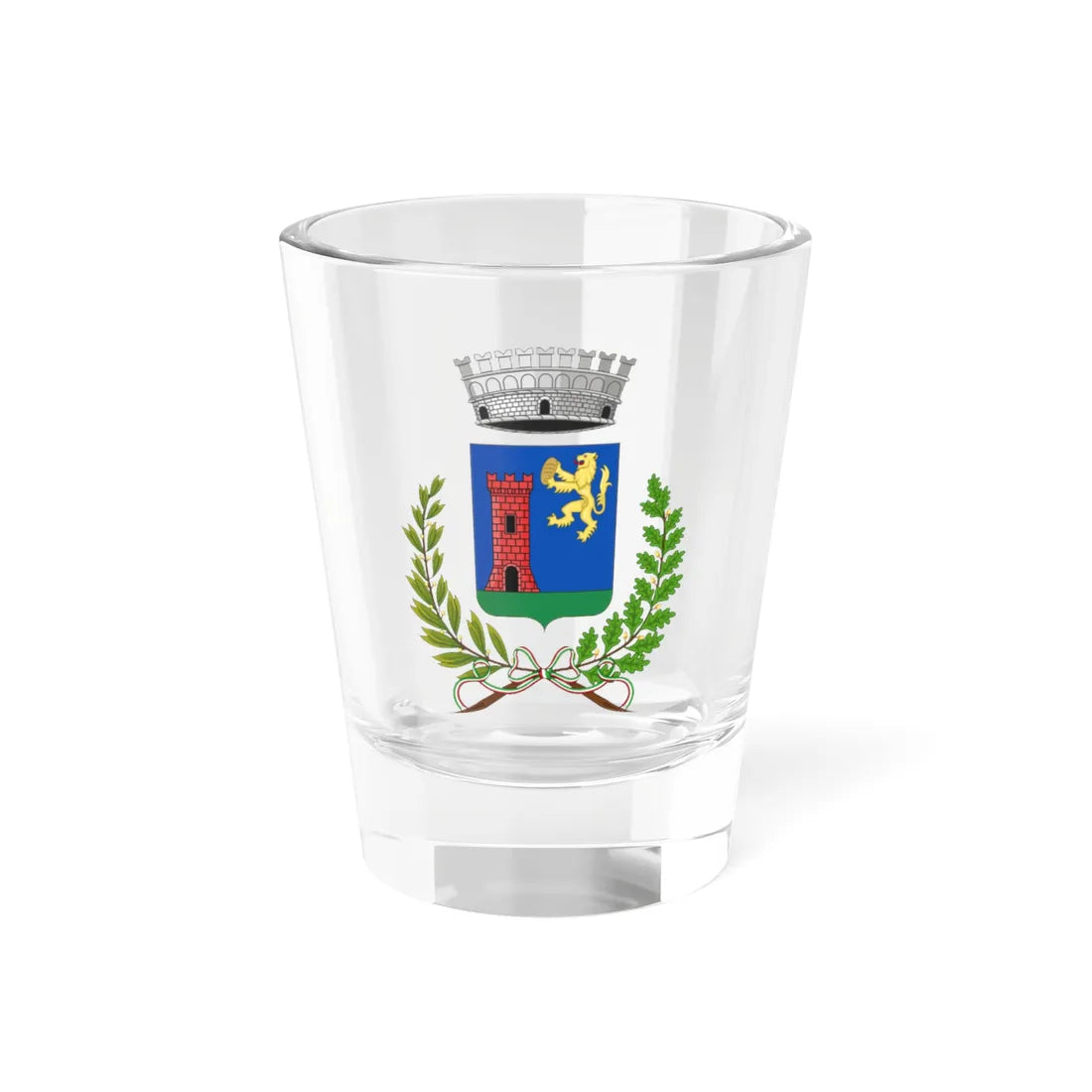 Laconi-Stemma (Italy) (Coat of Arms) Shot Glass 1.5oz 1.5oz - Go Mug Yourself
