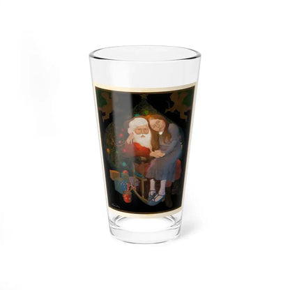 Ladies Home Journal Christmas Illustration (American Home, c. 1971) - Pint Glass 16oz 16oz - Go Mug Yourself