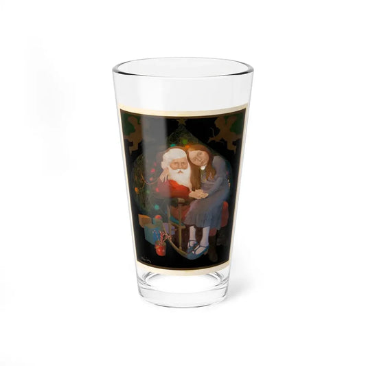 Ladies Home Journal Christmas Illustration (American Home, c. 1971) - Pint Glass 16oz 16oz - Go Mug Yourself