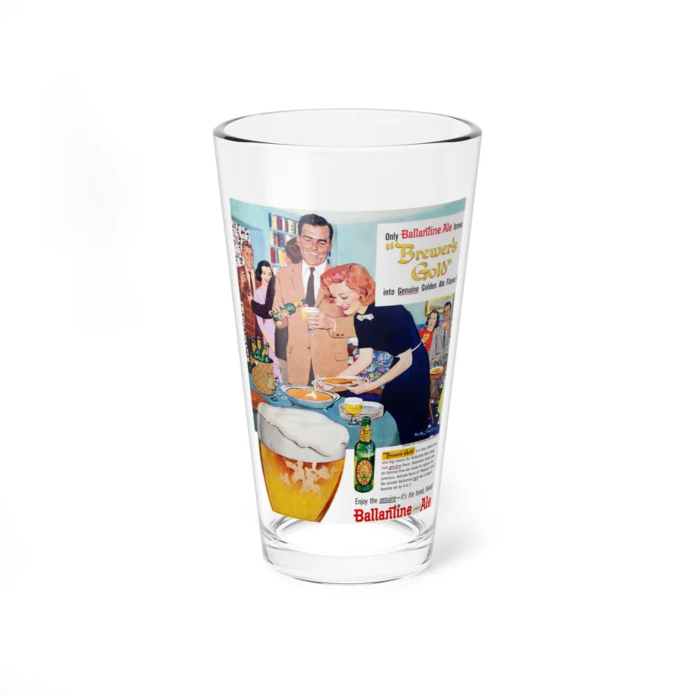 Ladling Out the Beer, advertisement, LIFE 1957 - Pint Glass 16oz-16oz-Go Mug Yourself