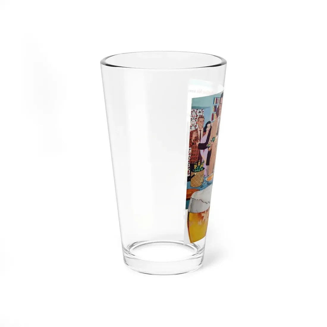 Ladling Out the Beer, advertisement, LIFE 1957 - Pint Glass 16oz - Go Mug Yourself