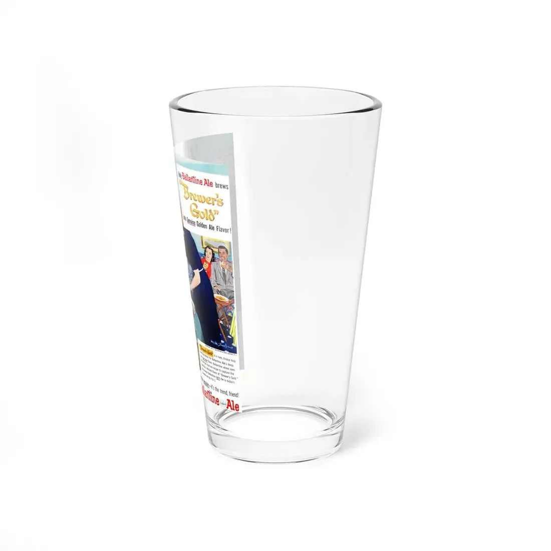 Ladling Out the Beer, advertisement, LIFE 1957 - Pint Glass 16oz - Go Mug Yourself