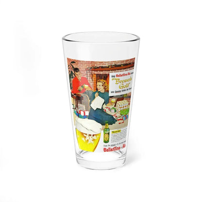 Ladling Out the Beer, advertisement, LIFE, Dec 1957 - Pint Glass 16oz 16oz - Go Mug Yourself