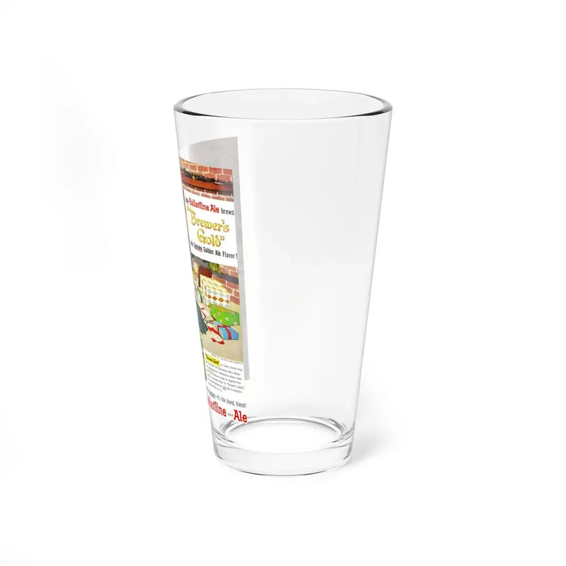 Ladling Out the Beer, advertisement, LIFE, Dec 1957 - Pint Glass 16oz - Go Mug Yourself
