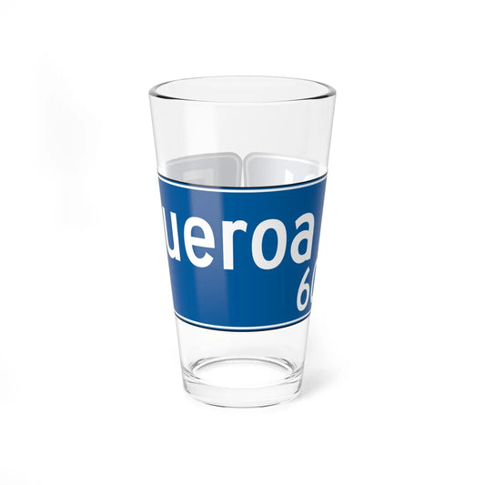 LADOT Figueroa St Sign (California) (Road Sign) Pint Glass 16oz 16oz - Go Mug Yourself