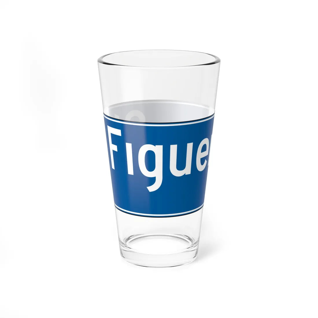 LADOT Figueroa St Sign (California) (Road Sign) Pint Glass 16oz - Go Mug Yourself