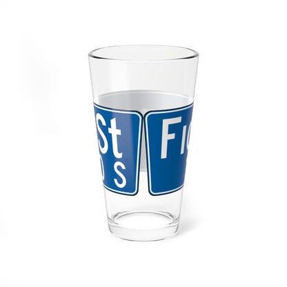 LADOT Figueroa St Sign (California) (Road Sign) Pint Glass 16oz - Go Mug Yourself