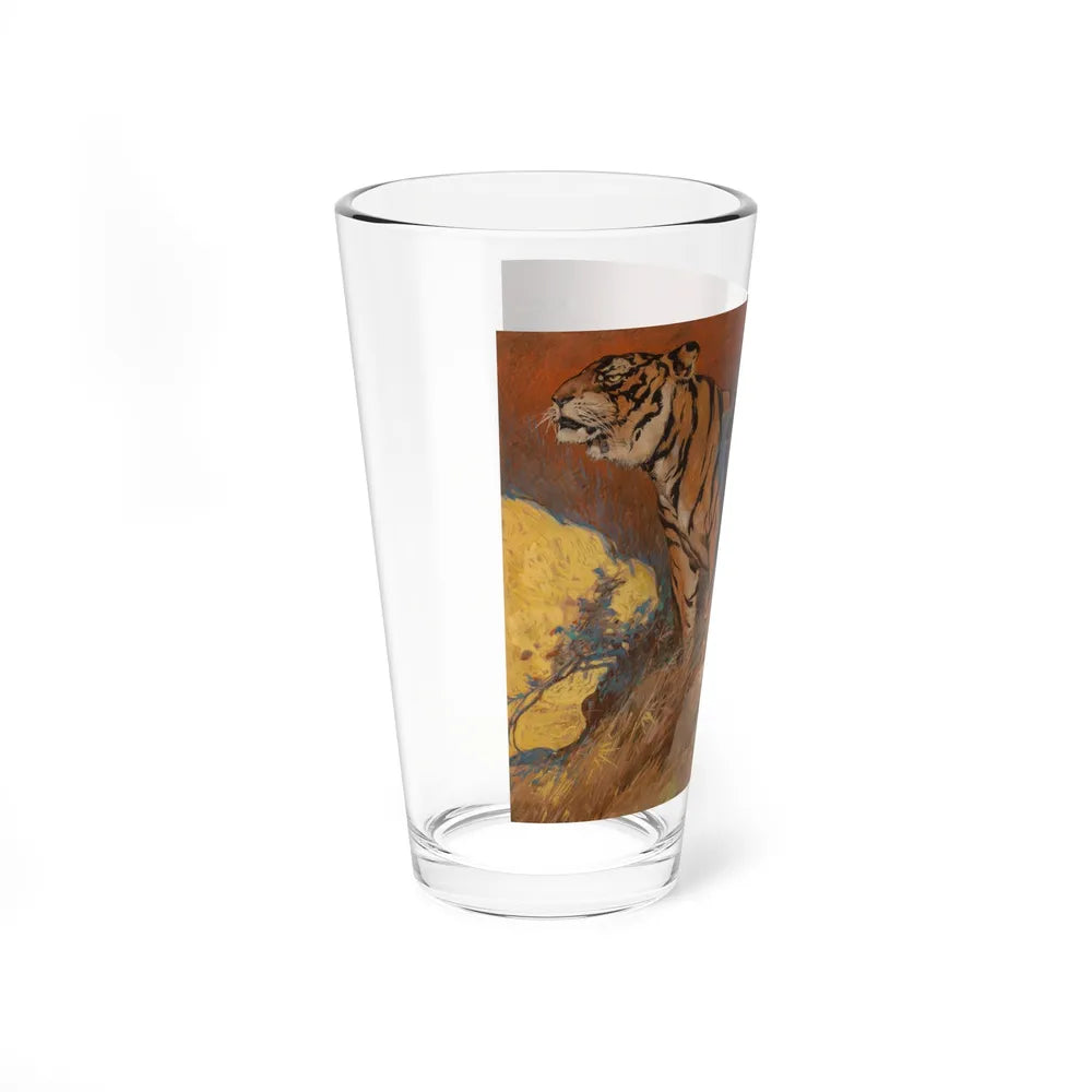 Lady and Tiger - Pint Glass 16oz-Go Mug Yourself