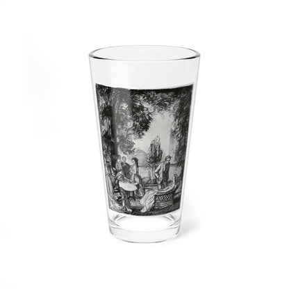 Lady Connie (Pt. 3), Harper's Bazaar, April 1916 - Pint Glass 16oz-16oz-Go Mug Yourself