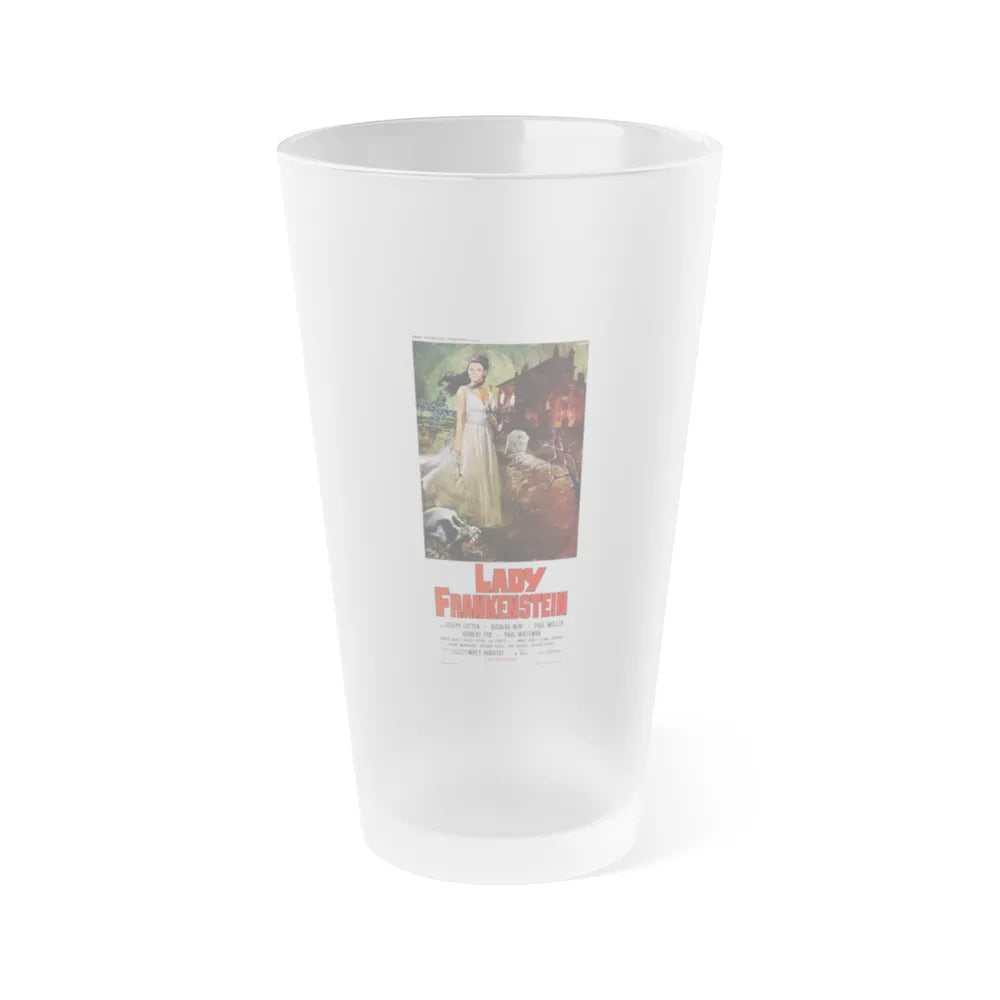 LADY FRANKENSTEIN (ITALIAN) 1971 Movie Poster - Frosted Pint Glass 16oz-16oz-Frosted-Go Mug Yourself