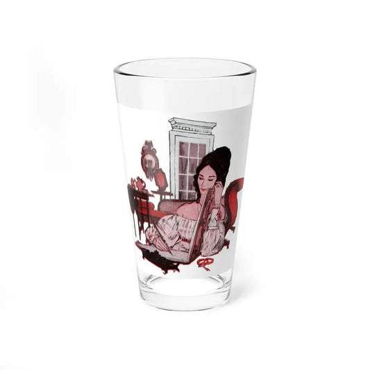 Lady from Boston (1), Cosmopolitan, February 1962 - Pint Glass 16oz 16oz - Go Mug Yourself
