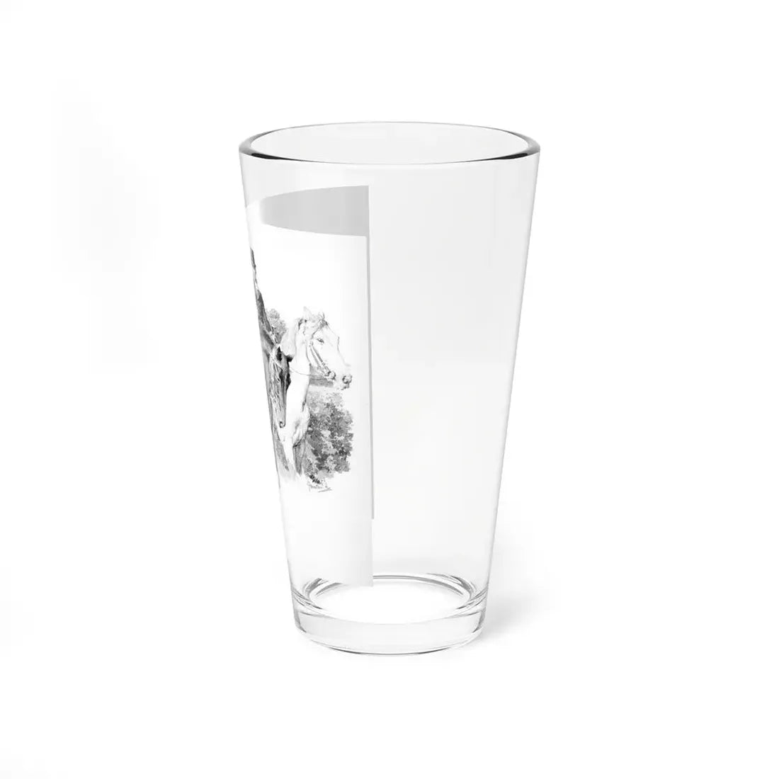 Lady Hester Stanhope Riding with William Pitt - Pint Glass 16oz - Go Mug Yourself